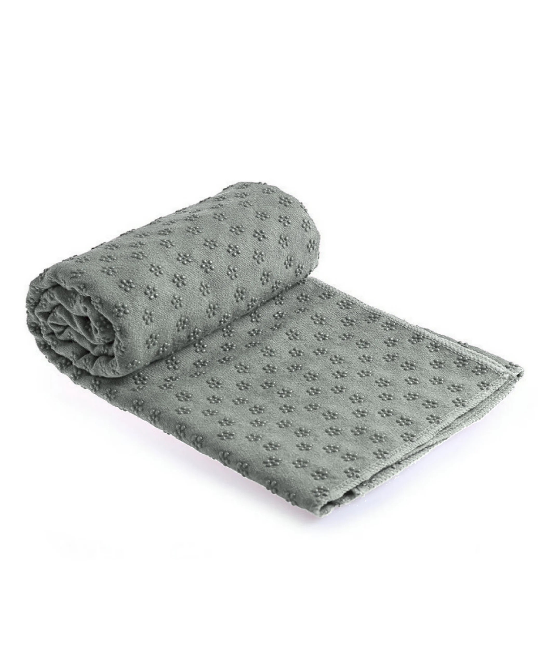 Mikrofiber ve ABS Kaymaz Tabanlı Füme Yogatime Yoga Mat Havlusu