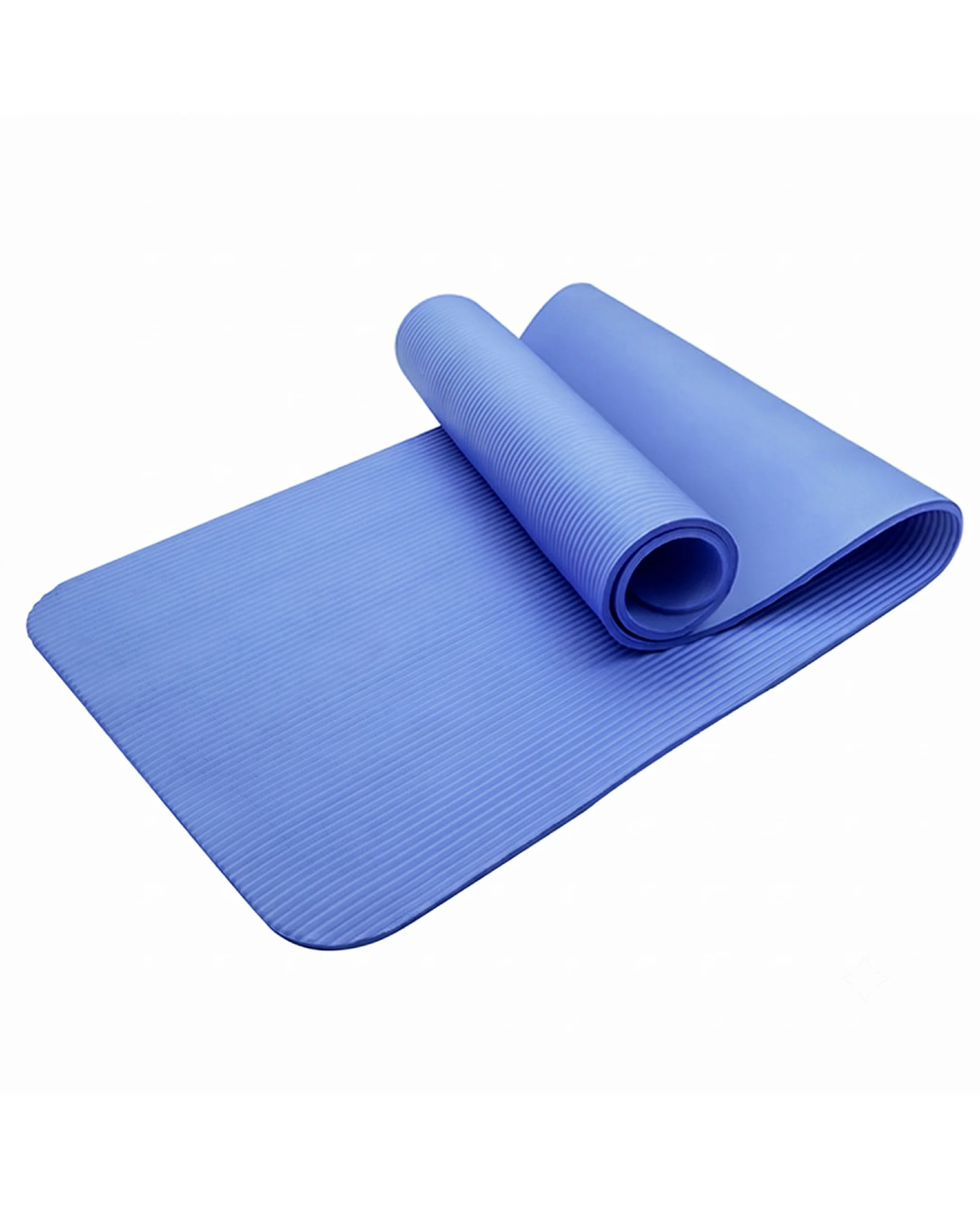 Mavi 10mm Pilates Matı Kalınlık ve Yastıklama Detayı